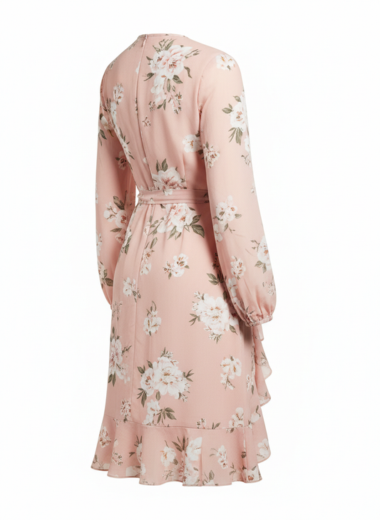 Floral Wrap Dress