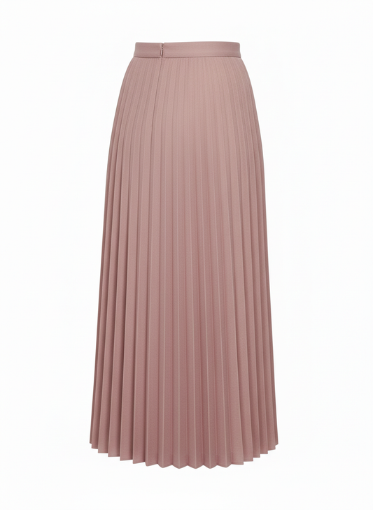 Pleated Midi Skirt