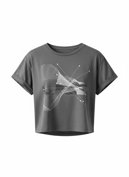 Women's Cropped Graphic Tee
