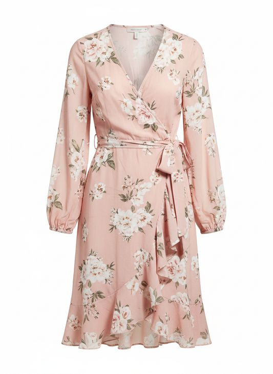 Floral Wrap Dress