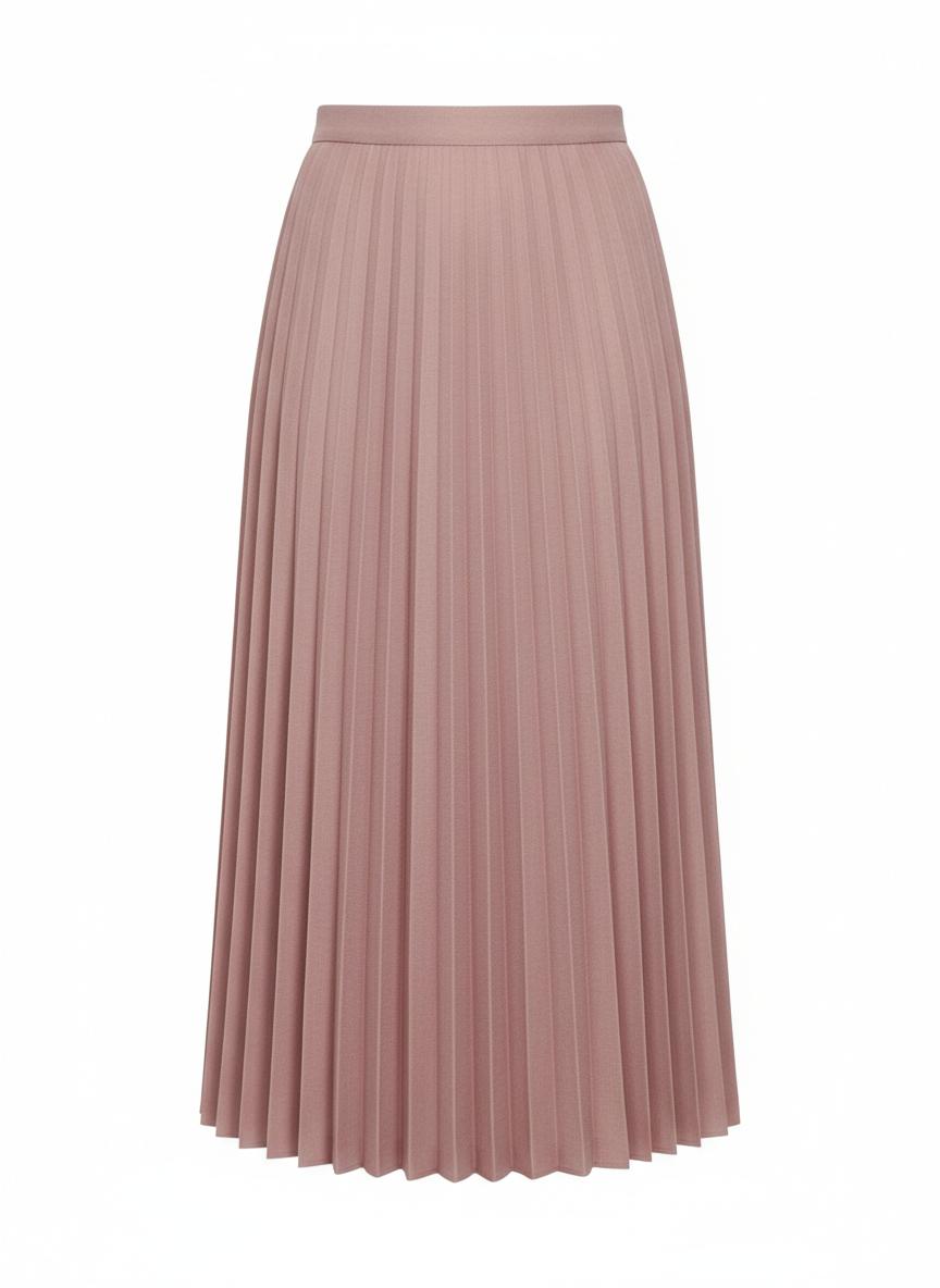 Women's Pleated Midi Skirt