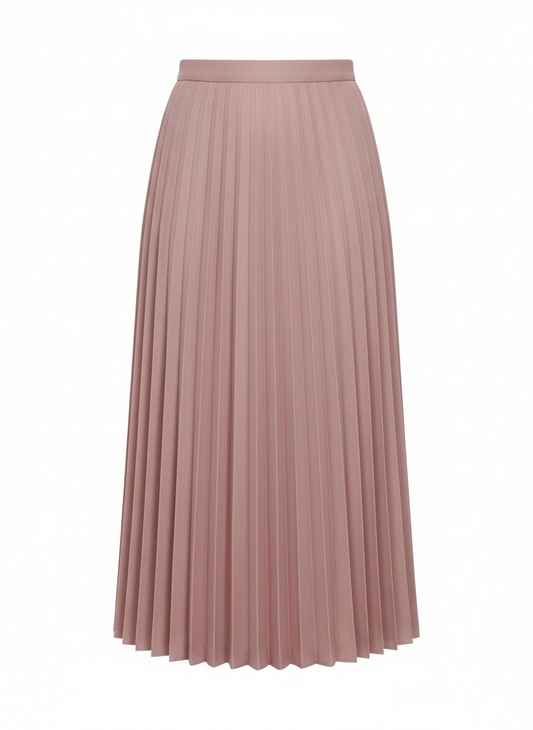 Pleated Midi Skirt