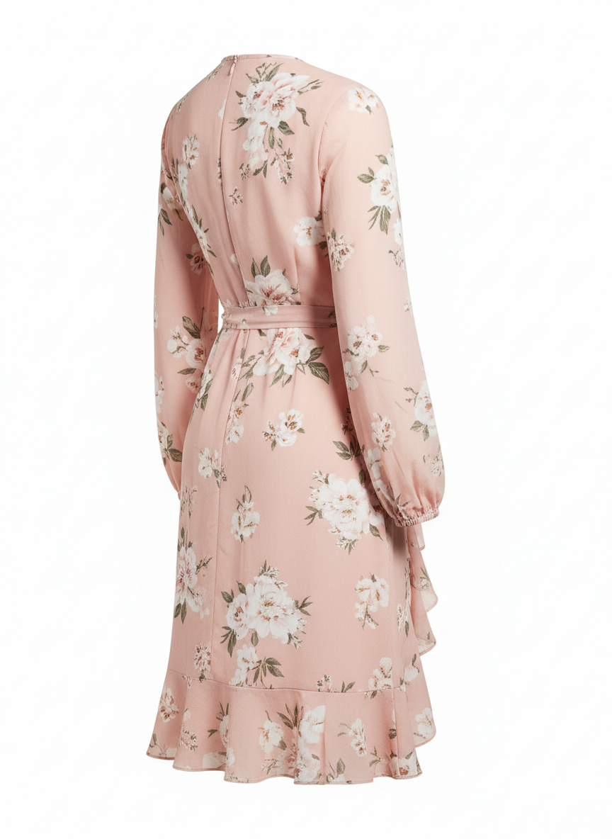 Floral Wrap Dress